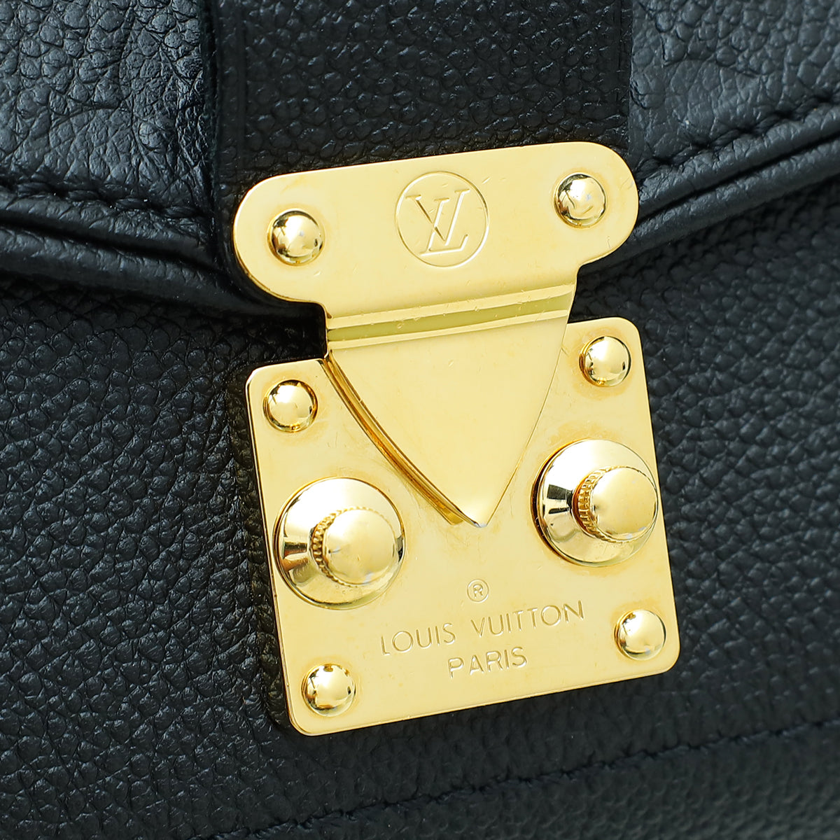 Louis Vuitton Black Monogram Empreinte Saint Germain PM Bag