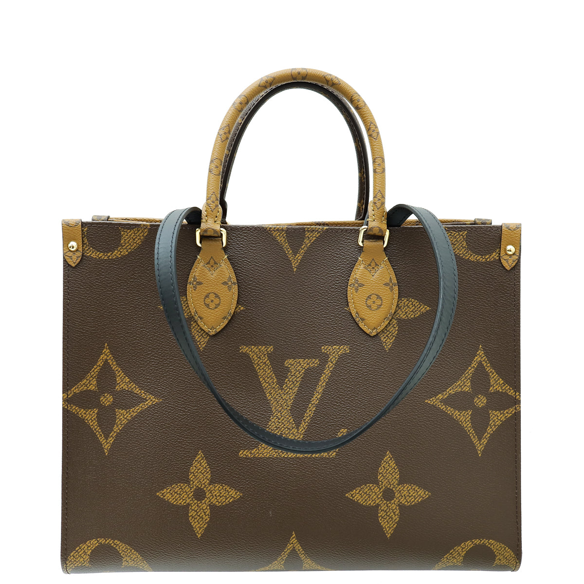 Louis Vuitton Brown Monogram and Monogram Reverse Onthego MM Bag