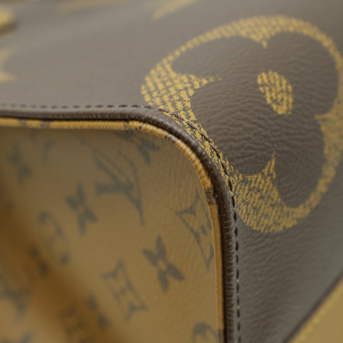 Louis Vuitton Brown Monogram and Monogram Reverse Onthego MM Bag