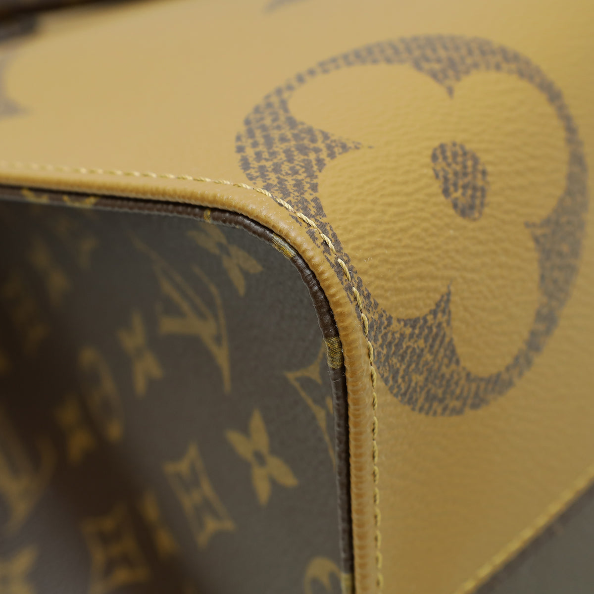 Louis Vuitton Brown Monogram and Monogram Reverse Onthego MM Bag