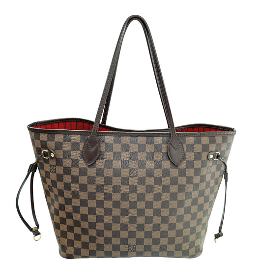 Louis Vuitton Damier Ebene Neverfull MM Bag