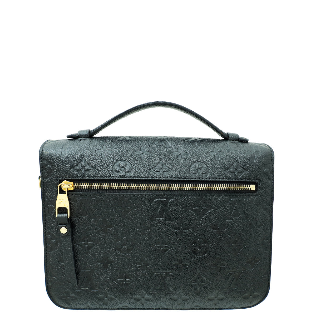 Louis Vuitton Black Monogram Empreinte Pochette Metis Bag