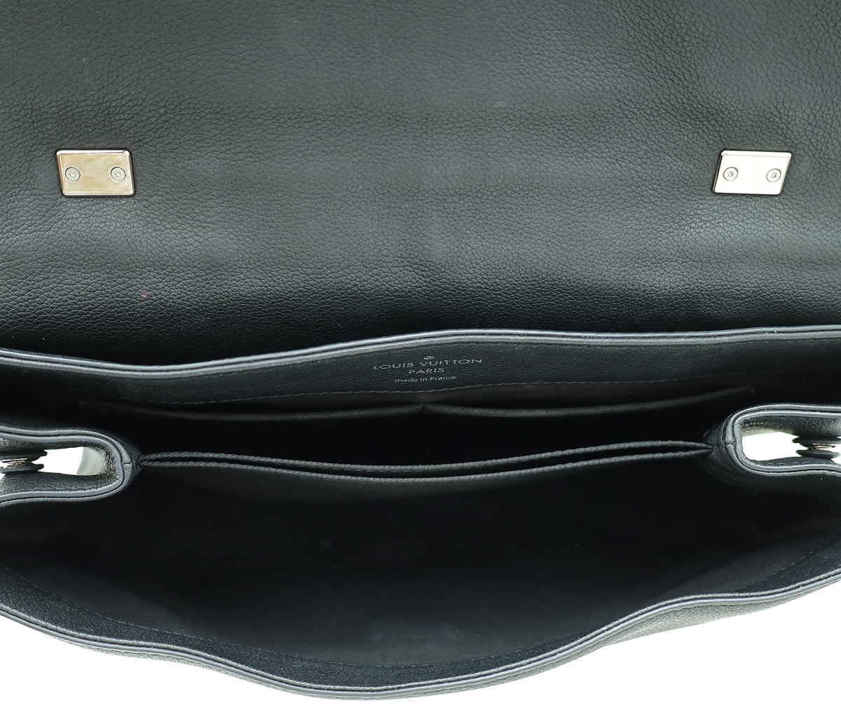 Louis Vuitton Black Lockme II Top Handle Flap Bag