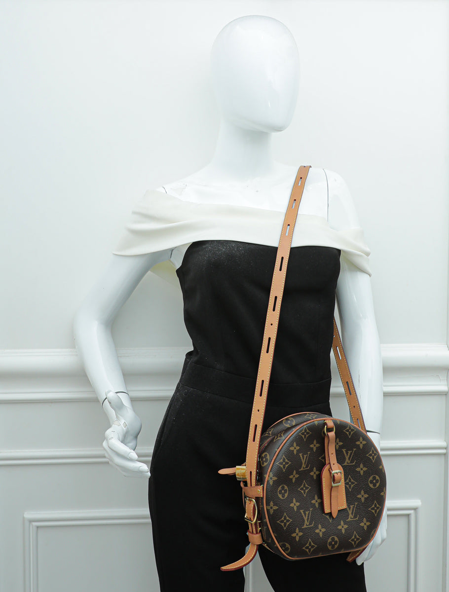 Louis Vuitton Brown Monogram Boite Chapeau Souple MM Bag