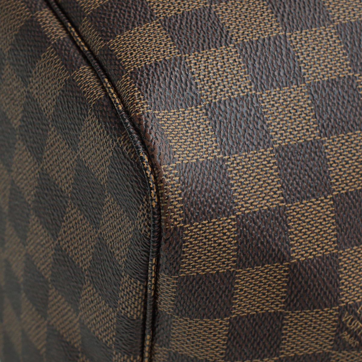 Louis Vuitton Damier Ebene Neverfull GM Bag W/ MGCV INITIALS