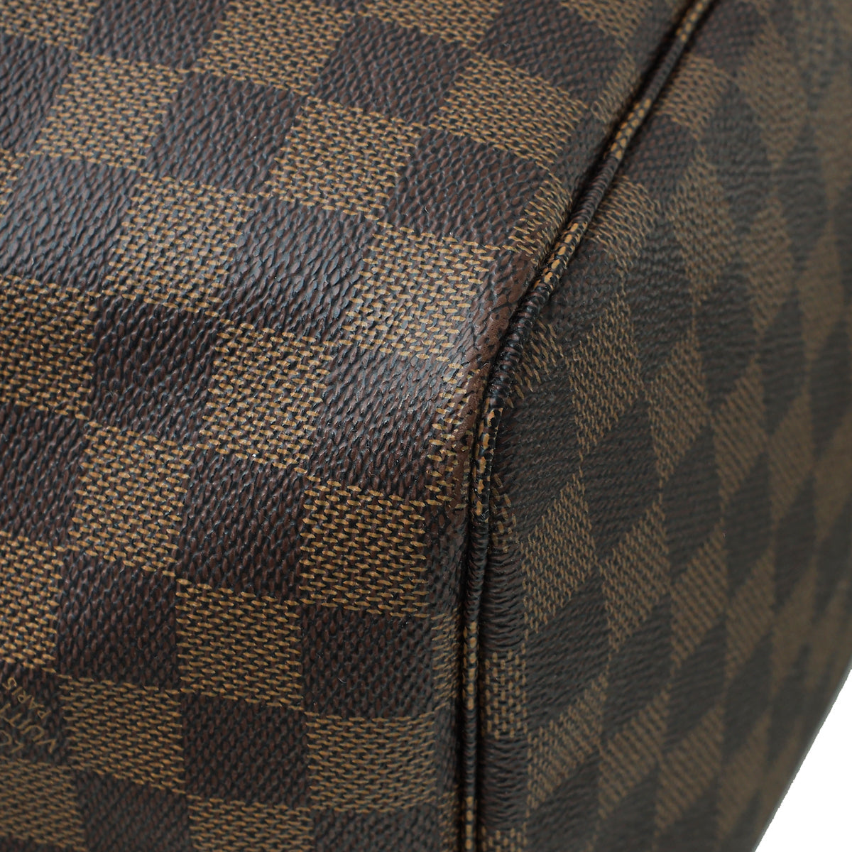 Louis Vuitton Damier Ebene Neverfull GM Bag W/ MGCV INITIALS