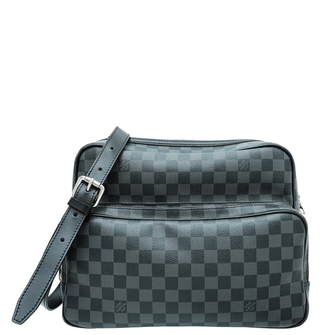 Louis Vuitton Ebene Graphite Leoh Messenger Bag