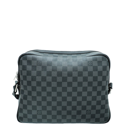 Louis Vuitton Ebene Graphite Leoh Messenger Bag