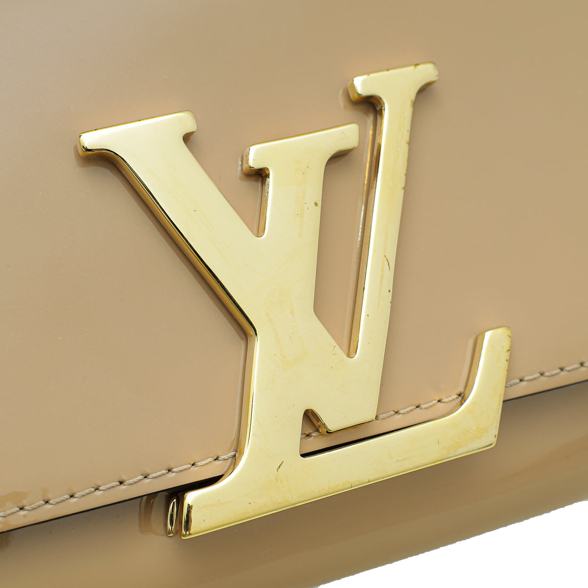 Louis Vuitton Nude Vernis Louise Clutch