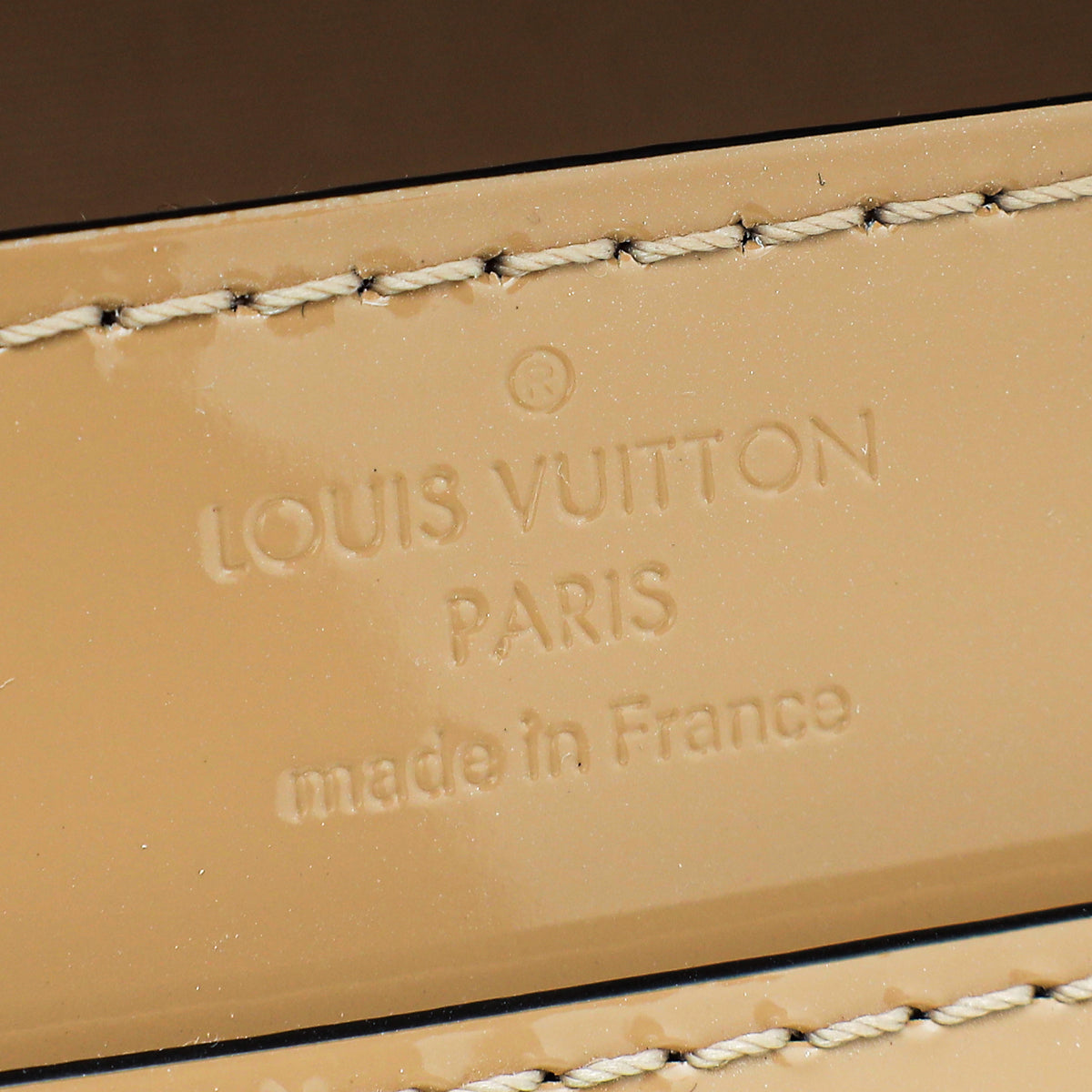 Louis Vuitton Nude Vernis Louise Clutch