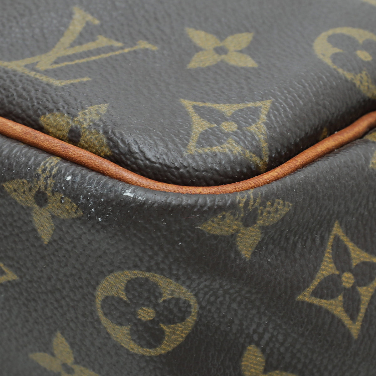 Louis Vuitton Brown Monogram Deauville Boston Bag