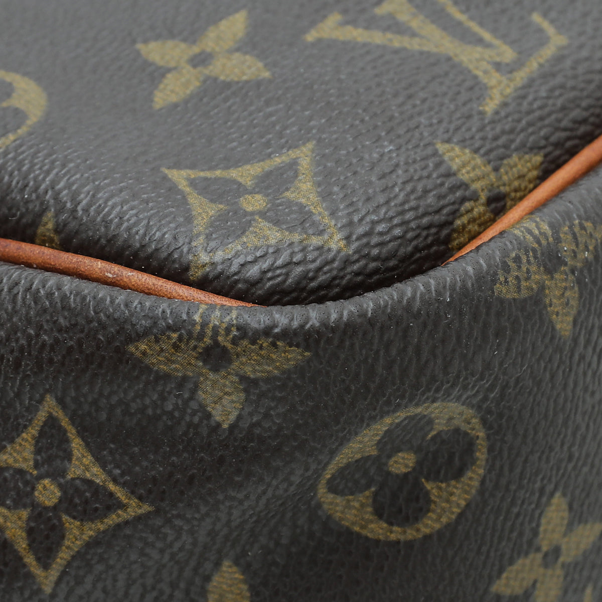 Louis Vuitton Brown Monogram Deauville Boston Bag