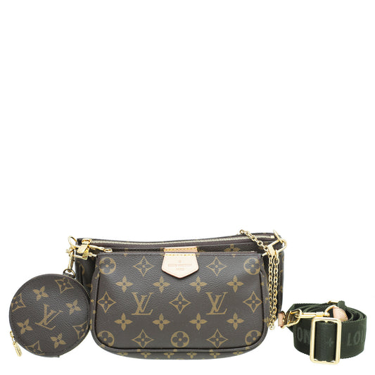 Louis Vuitton Khaki Monogram Multi Pochette Accessories Bag