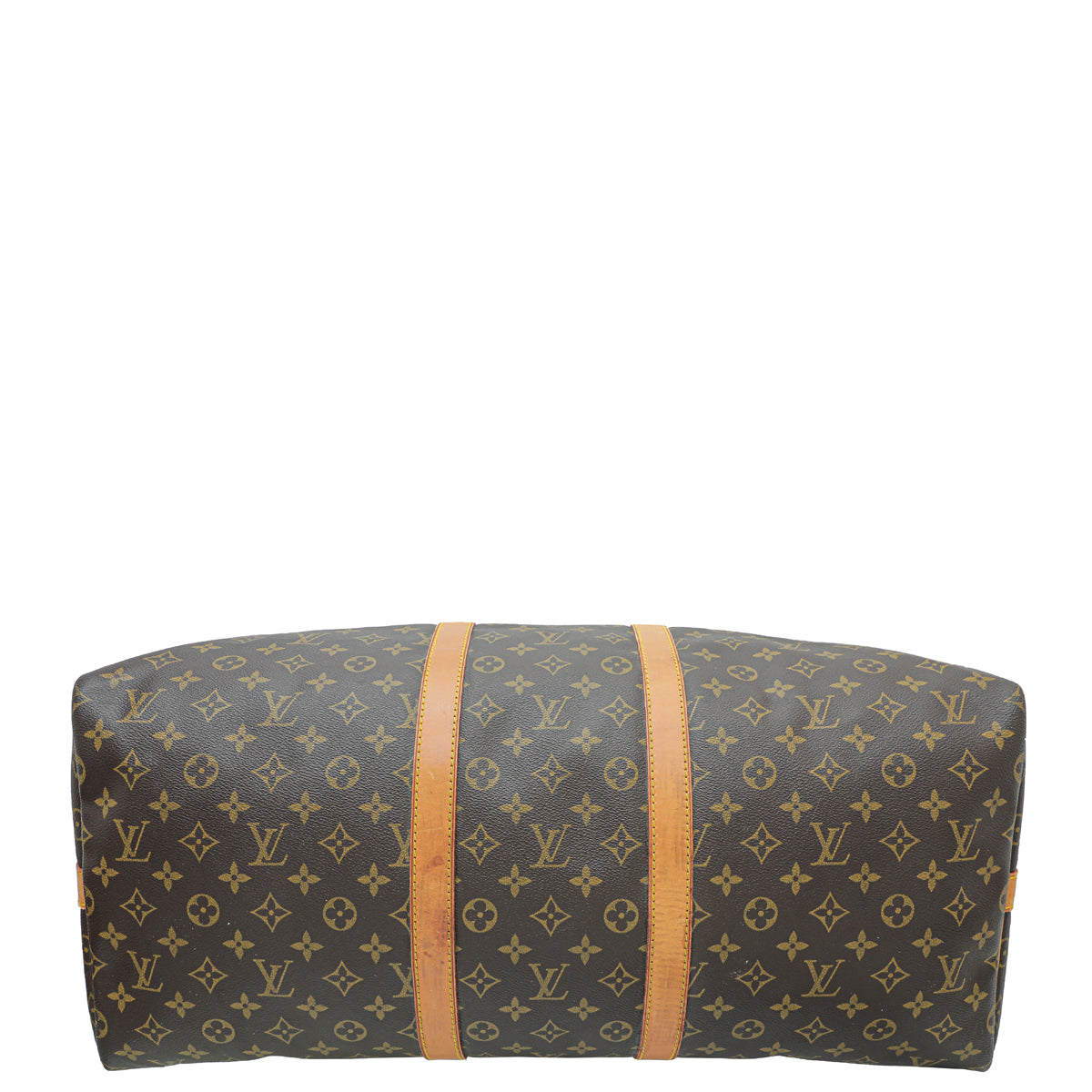 Louis Vuitton Brown Monogram Keepall Bandouliere 55 Bag