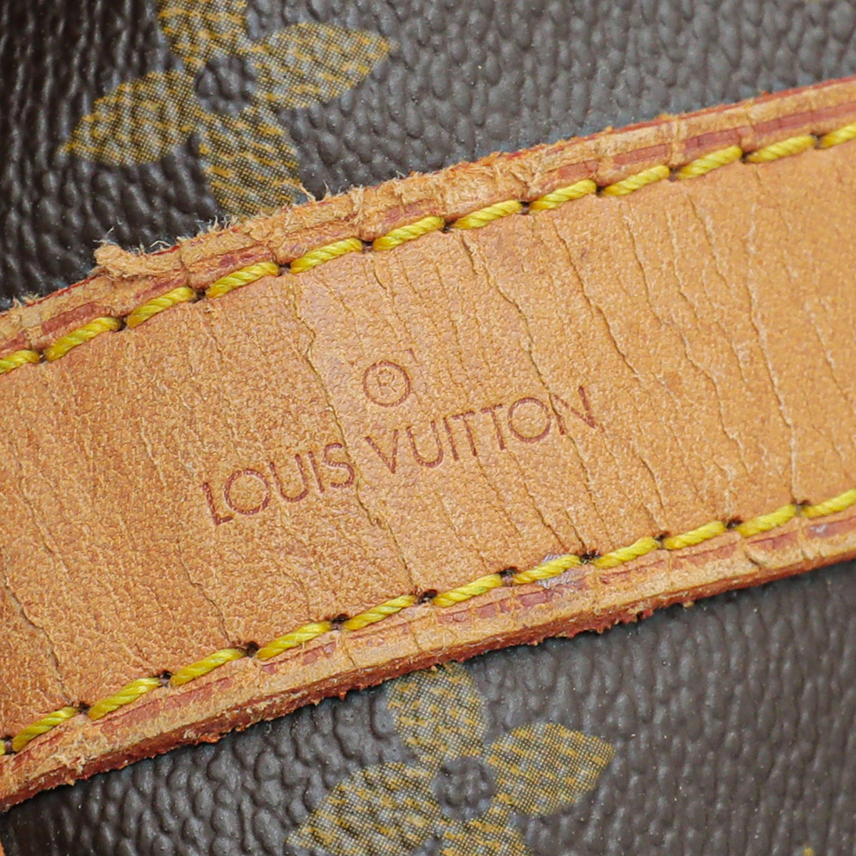 Louis Vuitton Brown Monogram Keepall Bandouliere 55 Bag