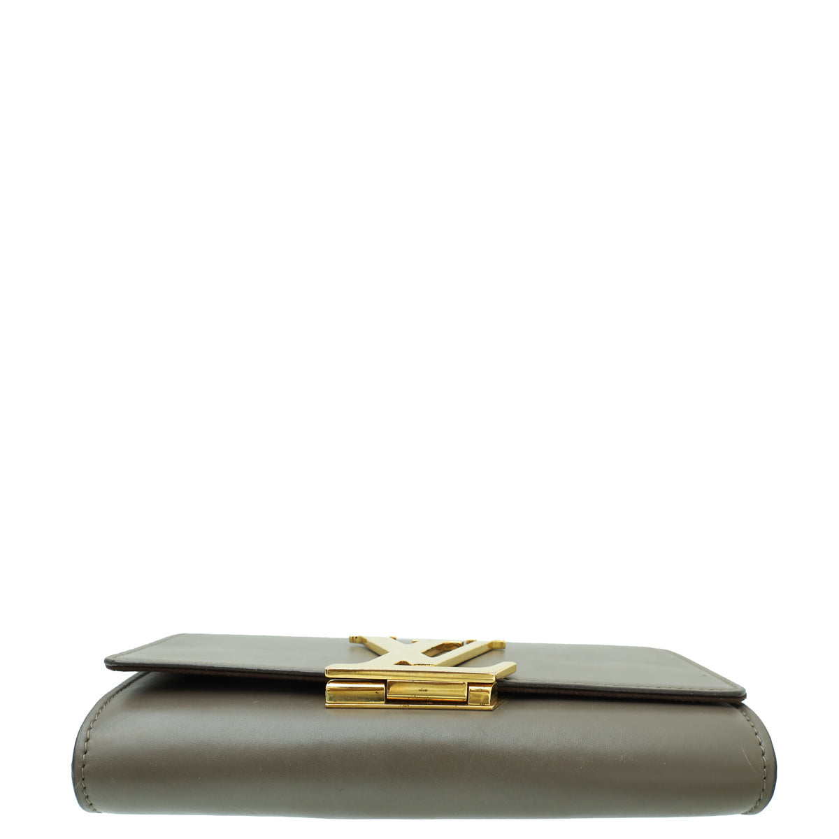 Louis Vuitton Etoupe Louise Matte Chain Clutch