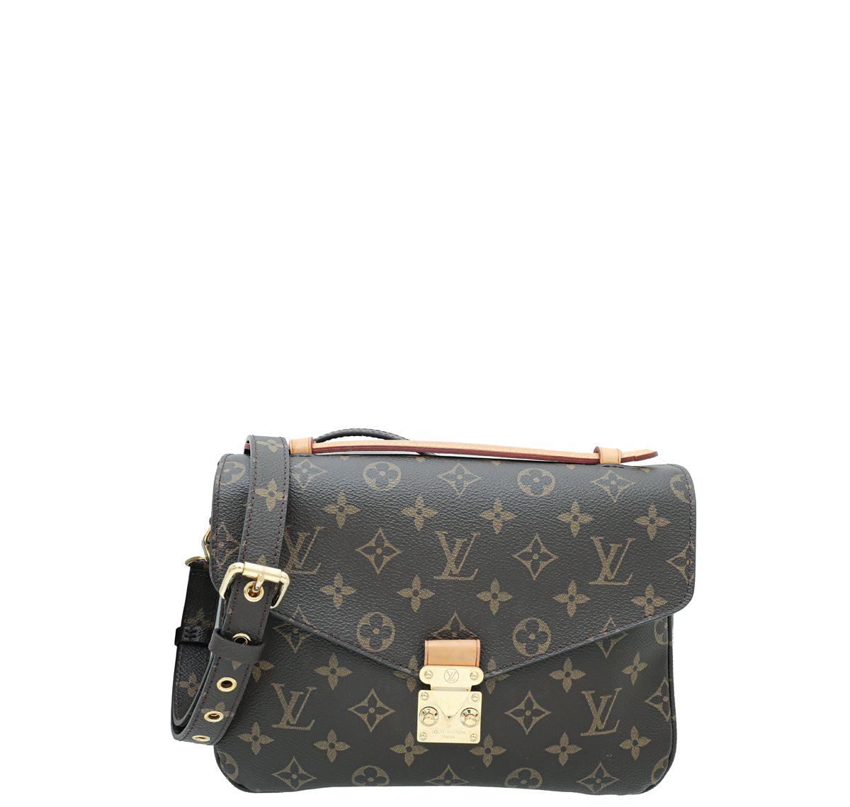 Louis Vuitton Brown Monogram Pochette Metis Bag