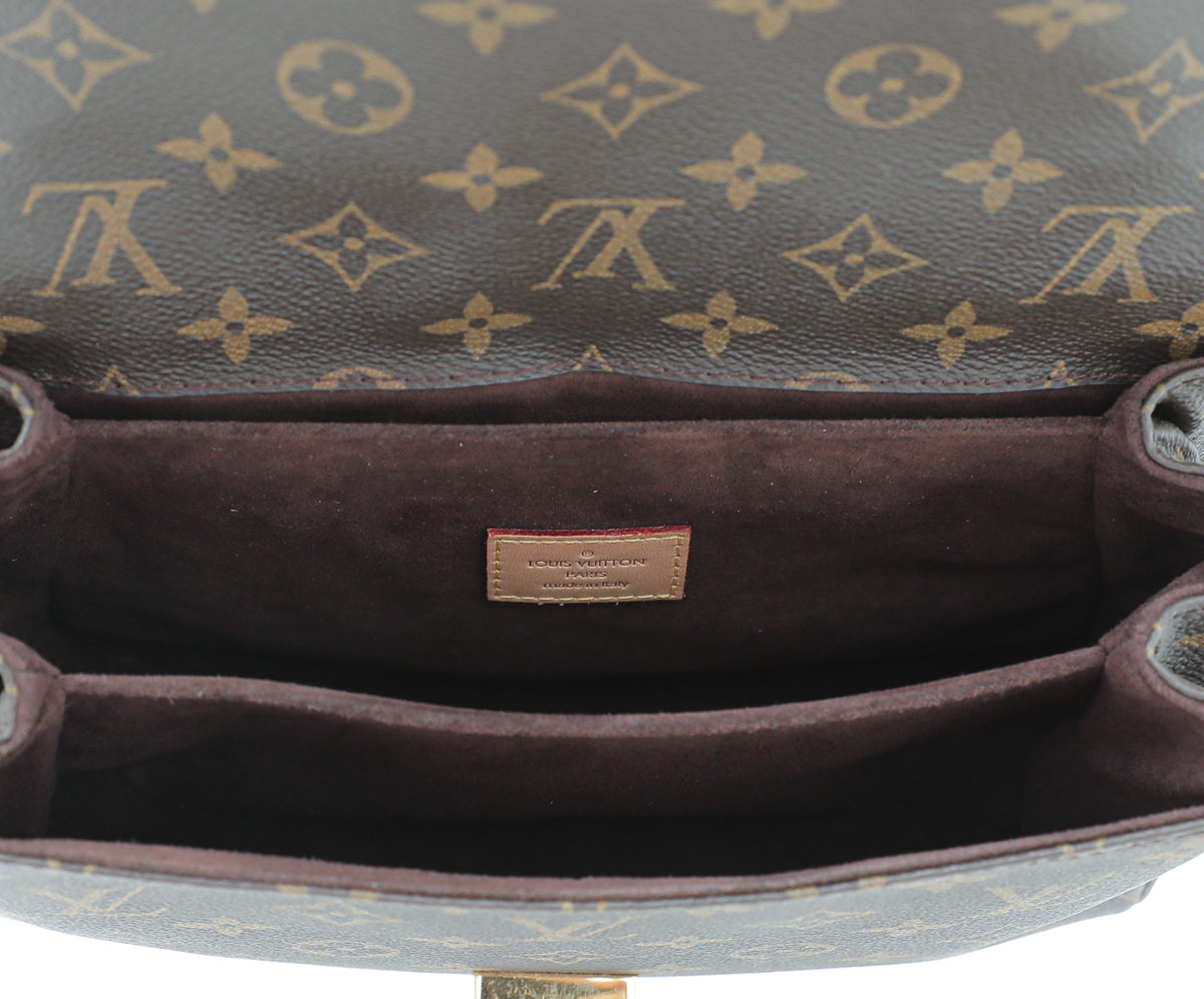 Louis Vuitton Brown Monogram Pochette Metis Bag