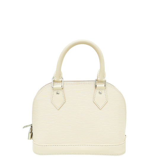 Louis Vuitton Quartz Alma BB Sporty Bag W/ Twilly