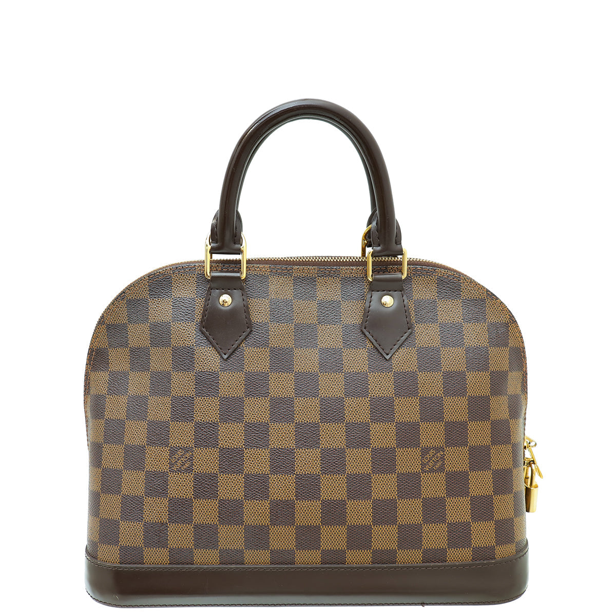 Louis Vuitton Damier Ebene Alma PM Bag W/ MAS Initials