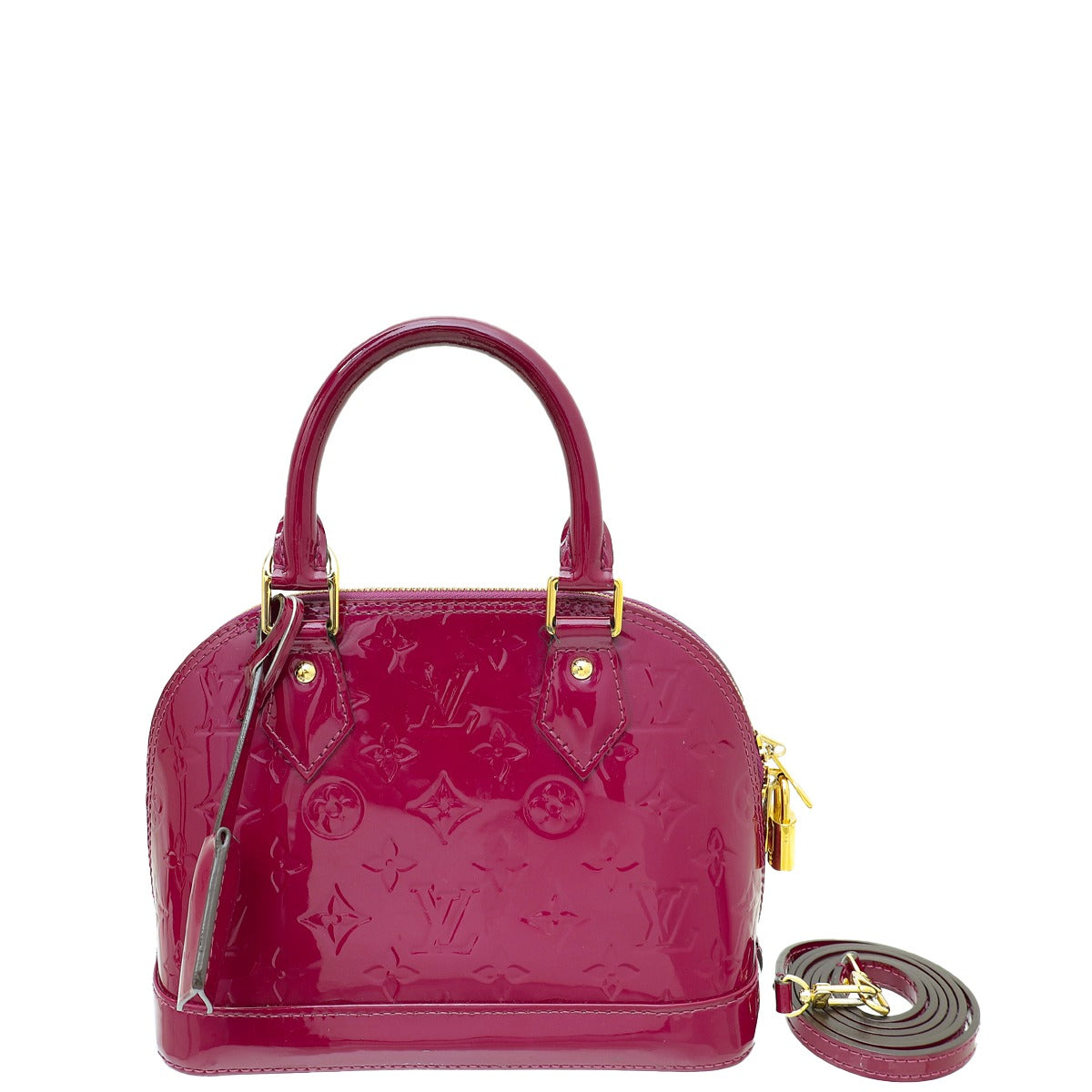 Louis Vuitton Rouge Fauviste Monogram Vernis Alma BB Bag