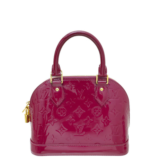 Louis Vuitton Rouge Fauviste Monogram Vernis Alma BB Bag