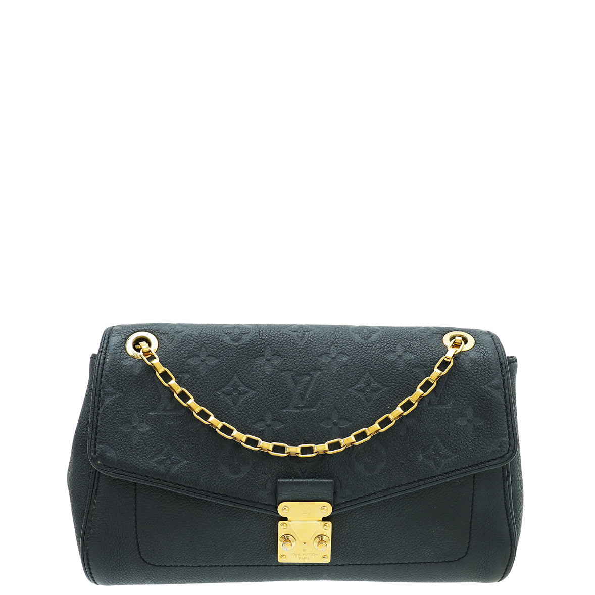 Louis Vuitton Black Monogram Empreinte Saint Germain PM Bag