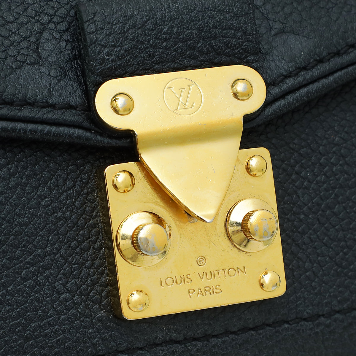 Louis Vuitton Black Monogram Empreinte Saint Germain PM Bag