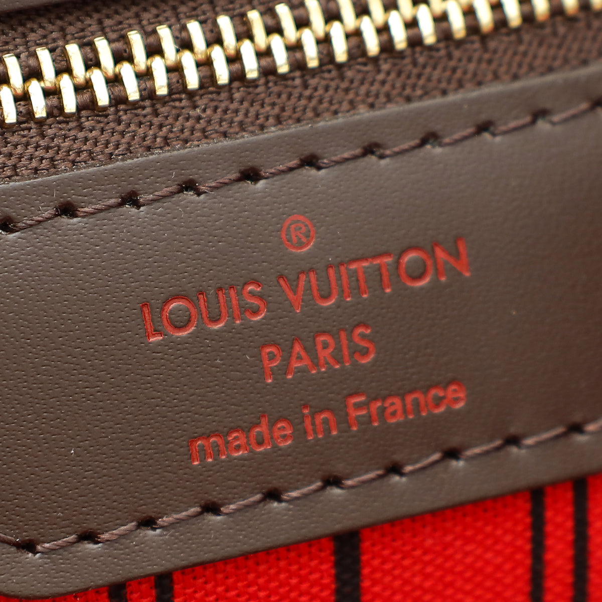 Louis Vuitton Damier Ebene Neverfull MM Bag