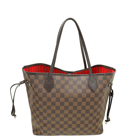 Louis Vuitton Damier Ebene Neverfull MM Bag