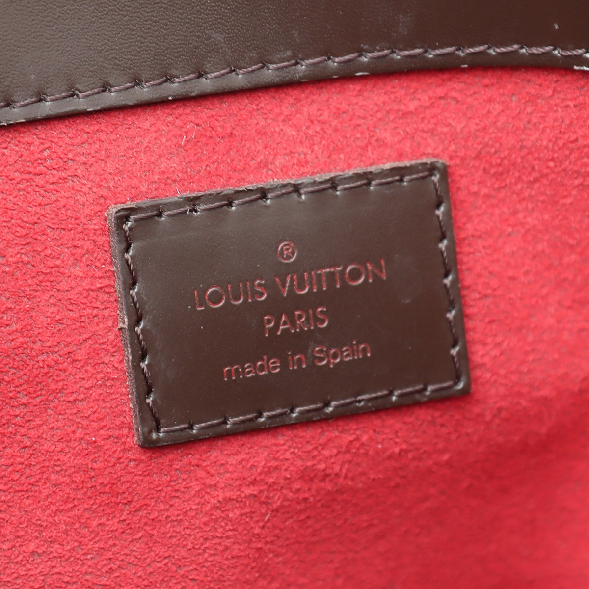 Louis Vuitton Ebene Rivoli MM Bag W /M.E Initials on Clochette