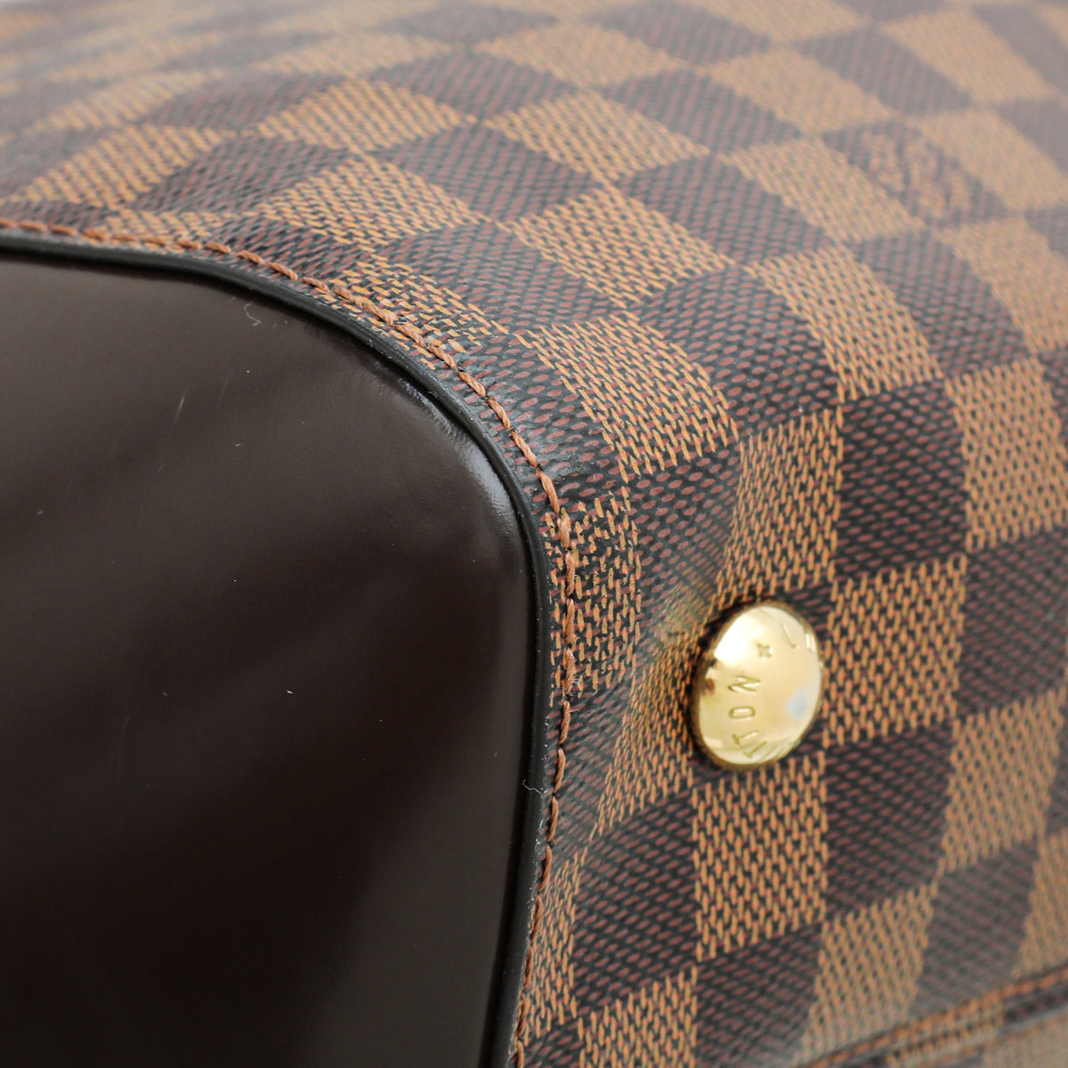 Louis Vuitton Ebene Rivoli MM Bag W /M.E Initials on Clochette