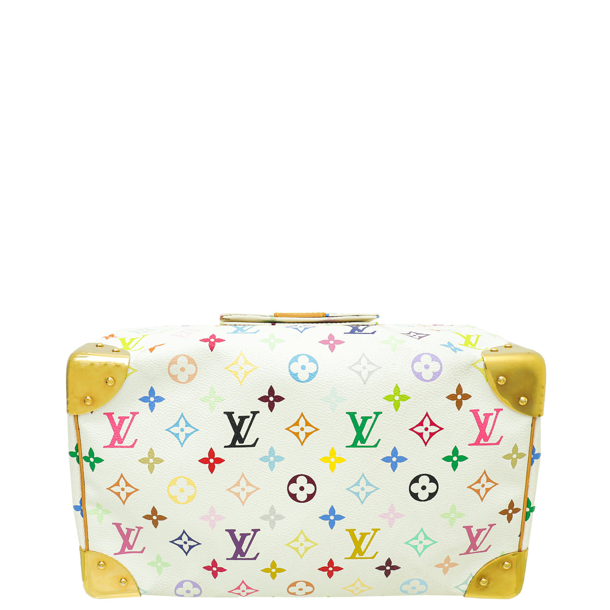 Louis Vuitton Multicolor White Monogram Speedy 30 Bag