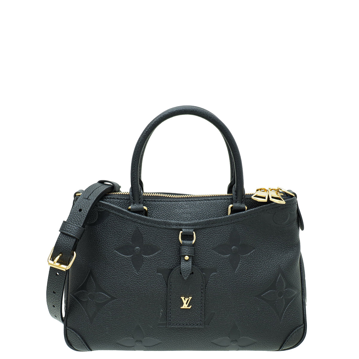 Louis Vuitton Black Empreinte Monogram Giant Trianon PM Bag