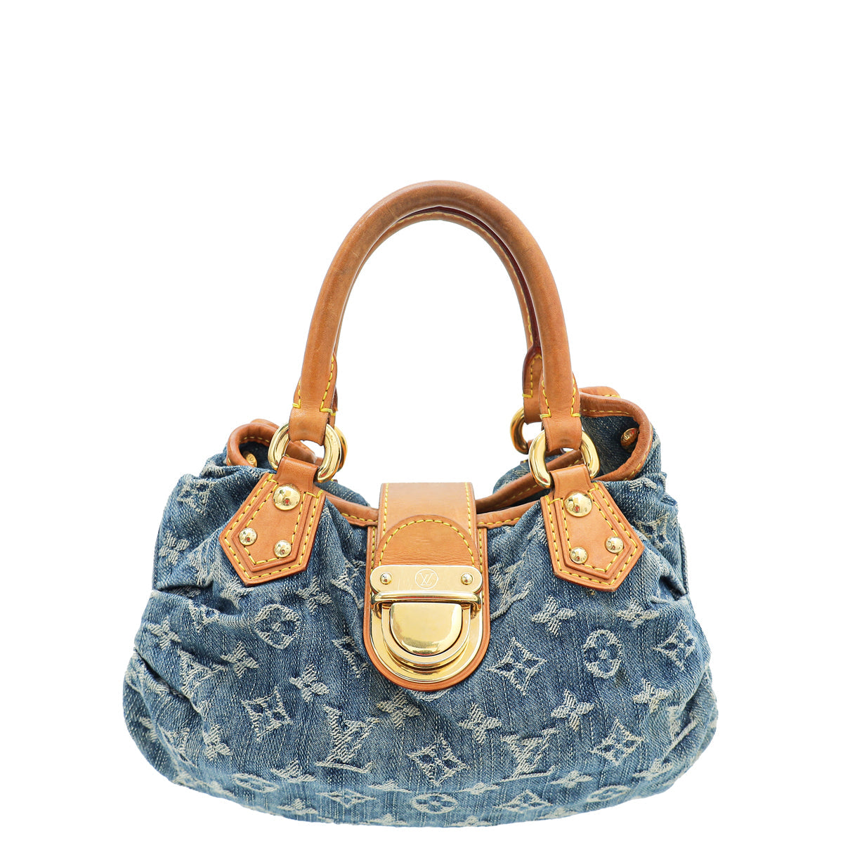 Louis Vuitton Blue Monogram Denim Pleaty Bag