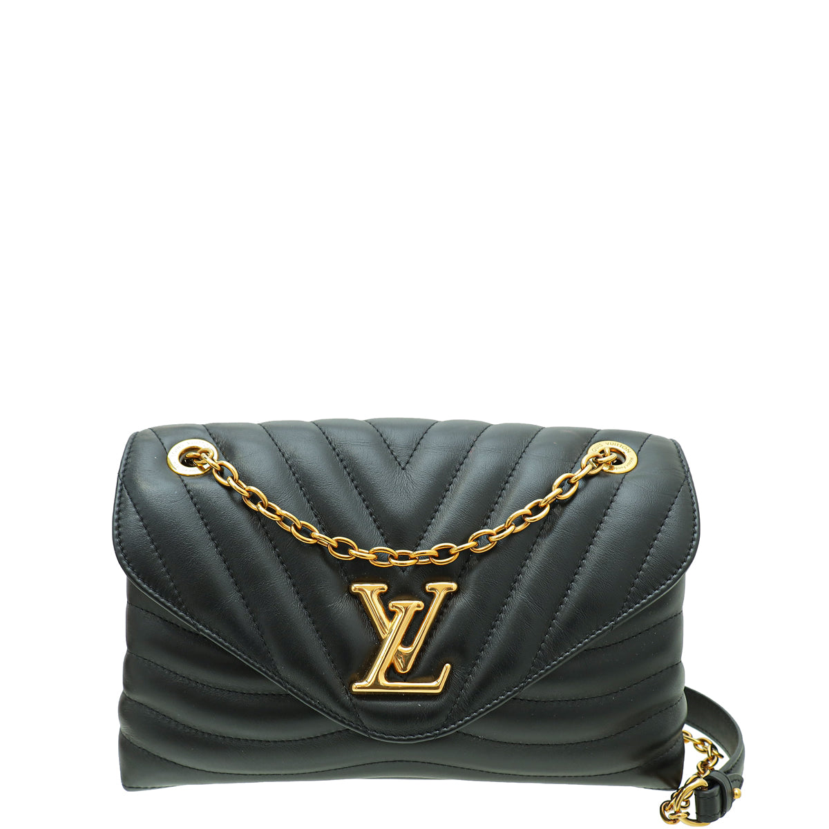 Louis Vuitton Black New Wave GM Chain Bag