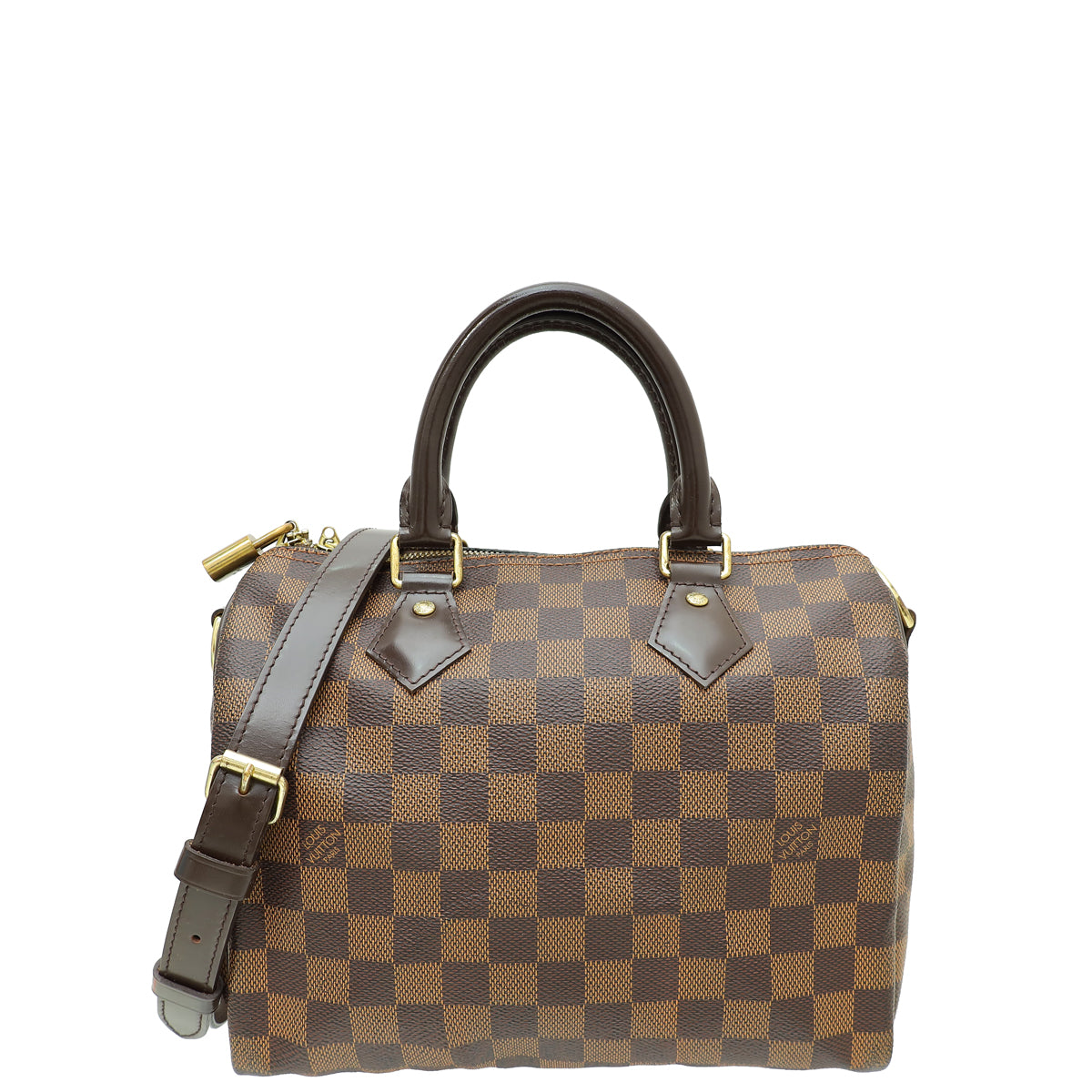 Louis Vuitton Ebene Speedy Bandouliere 25 Bag