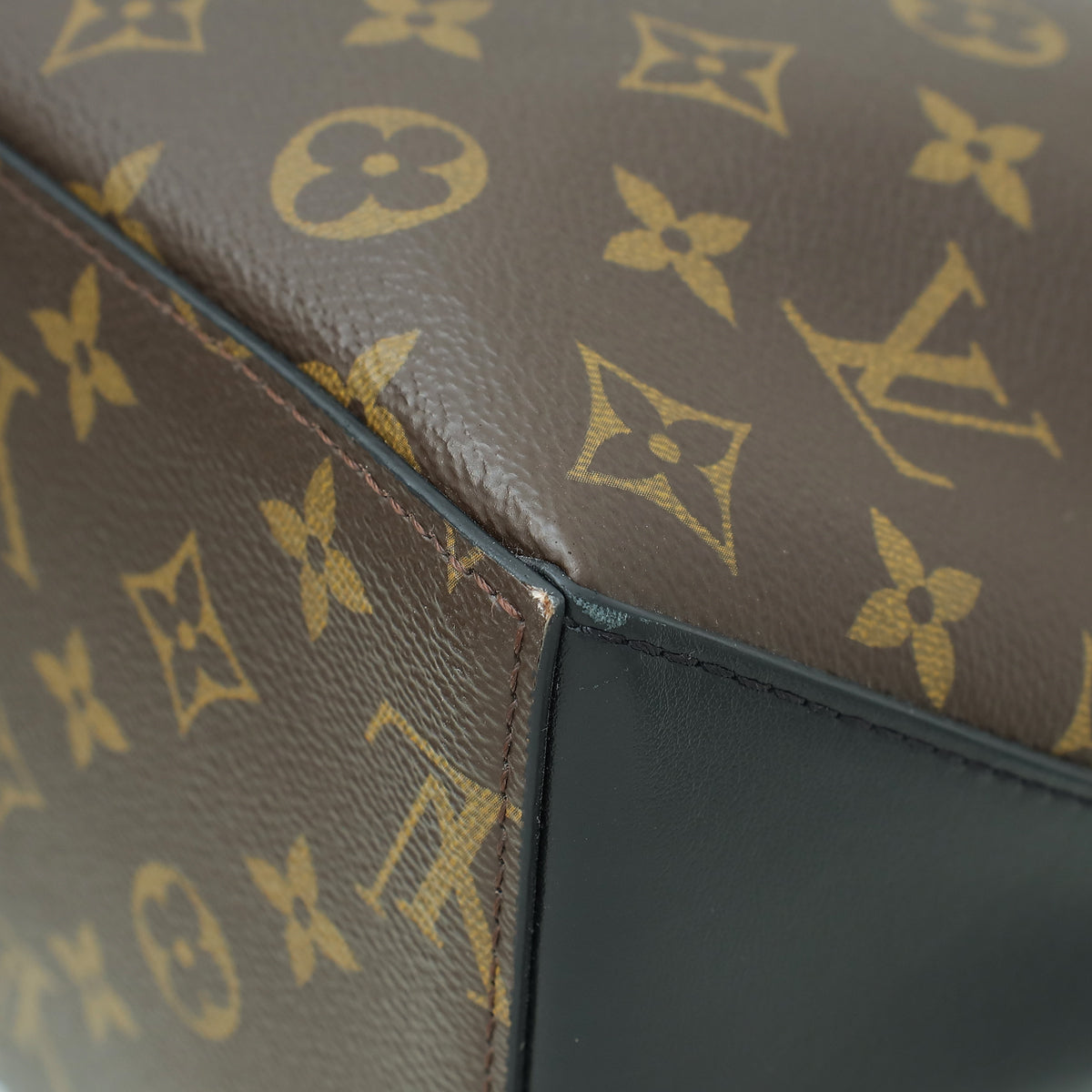 Louis Vuitton Monogram Black Week-end Tote GM Bag