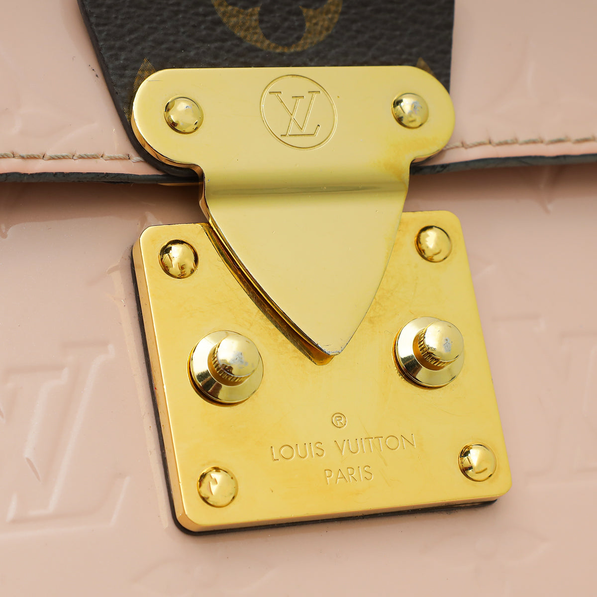 Louis Vuitton Monogram Rose Ballerine Vernis Spring Street Bag