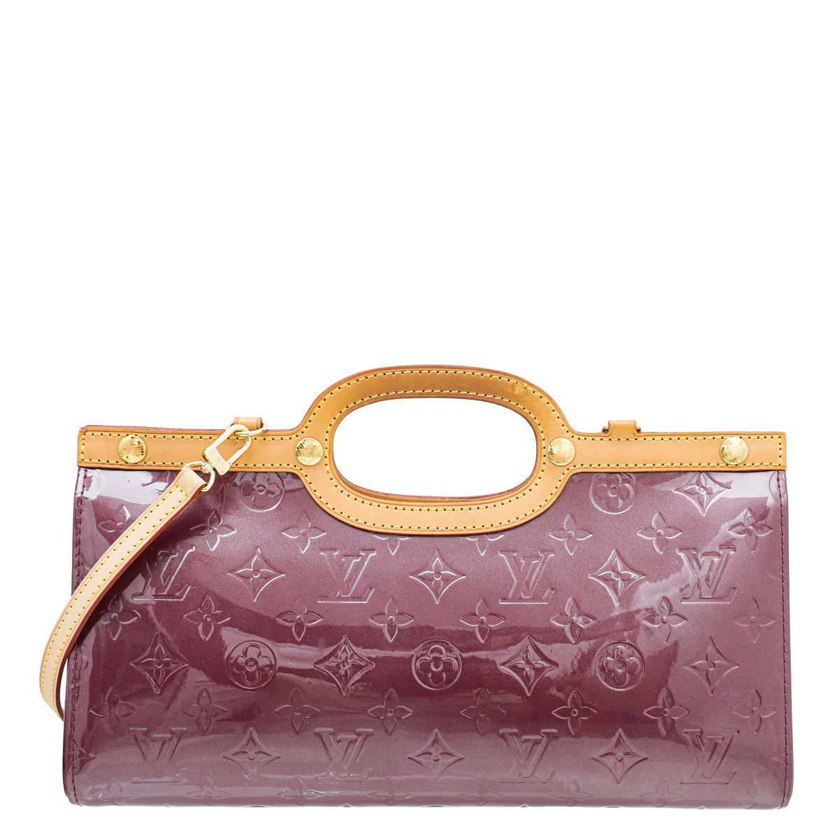 Louis Vuitton Violet Monogram Vernis Roxbury Drive Bag