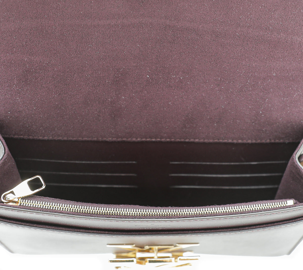 Louis Vuitton Burgundy Louise Matte Chain Clutch