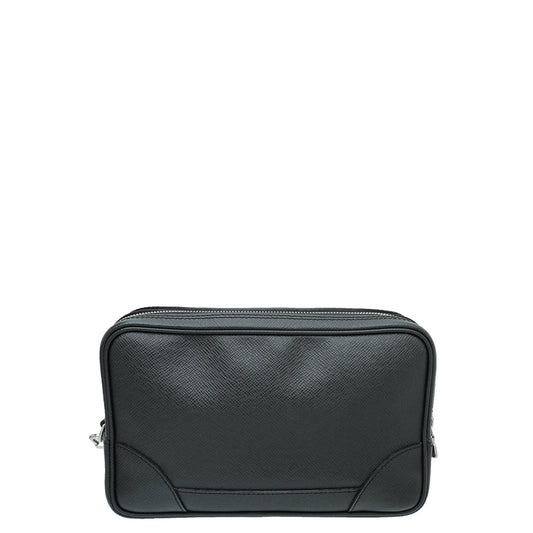 Louis Vuitton Black Taiga Ardoise Pavel Clutch