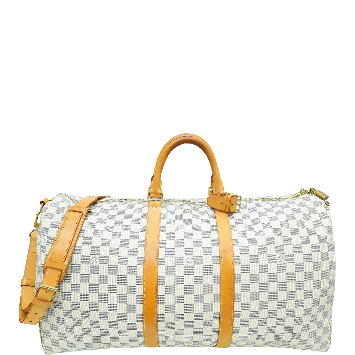 Louis Vuitton Azur Keepall Bandouliere 55 Bag