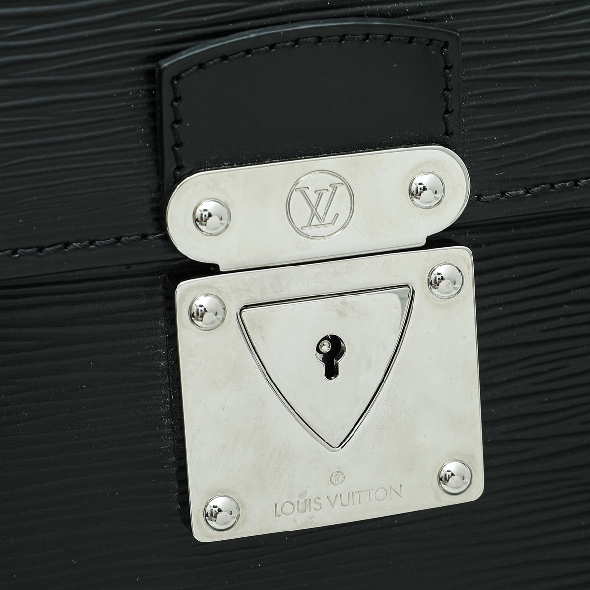 Louis Vuitton Black Robusto 2 Compartment Briefcase Bag