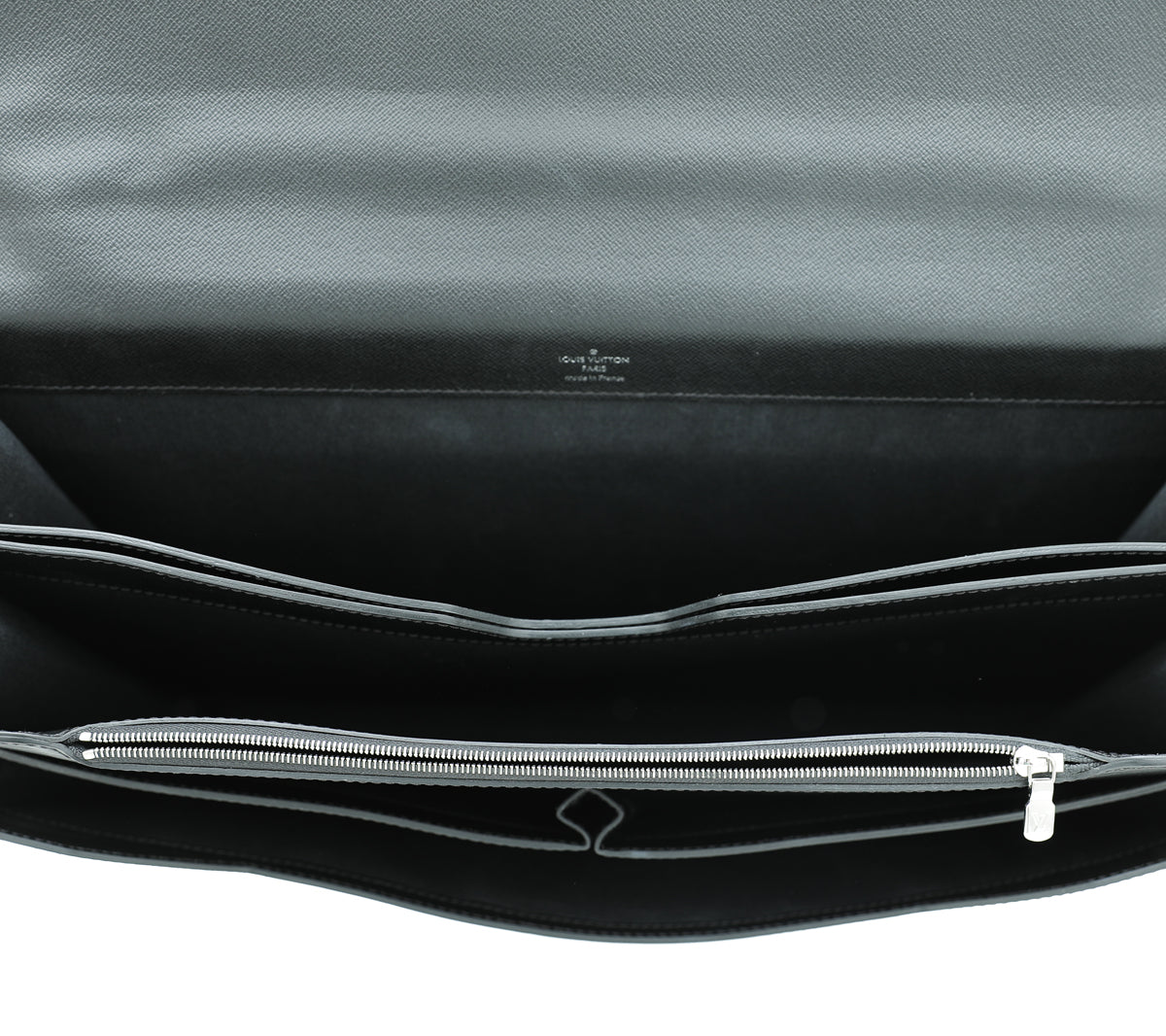 Louis Vuitton Black Robusto 2 Compartment Briefcase Bag