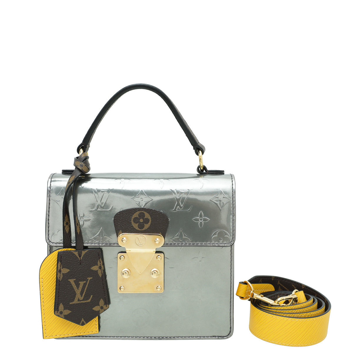 Louis Vuitton Bicolor Monogram Vernis Spring Street Bag