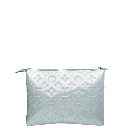 Louis Vuitton Metallic Silver Coussin PM Bag