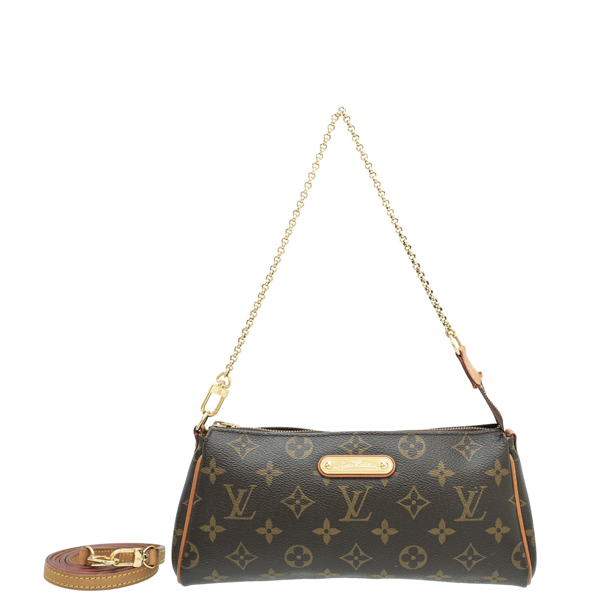 Louis Vuitton Brown Monogram Eva Clutch Bag