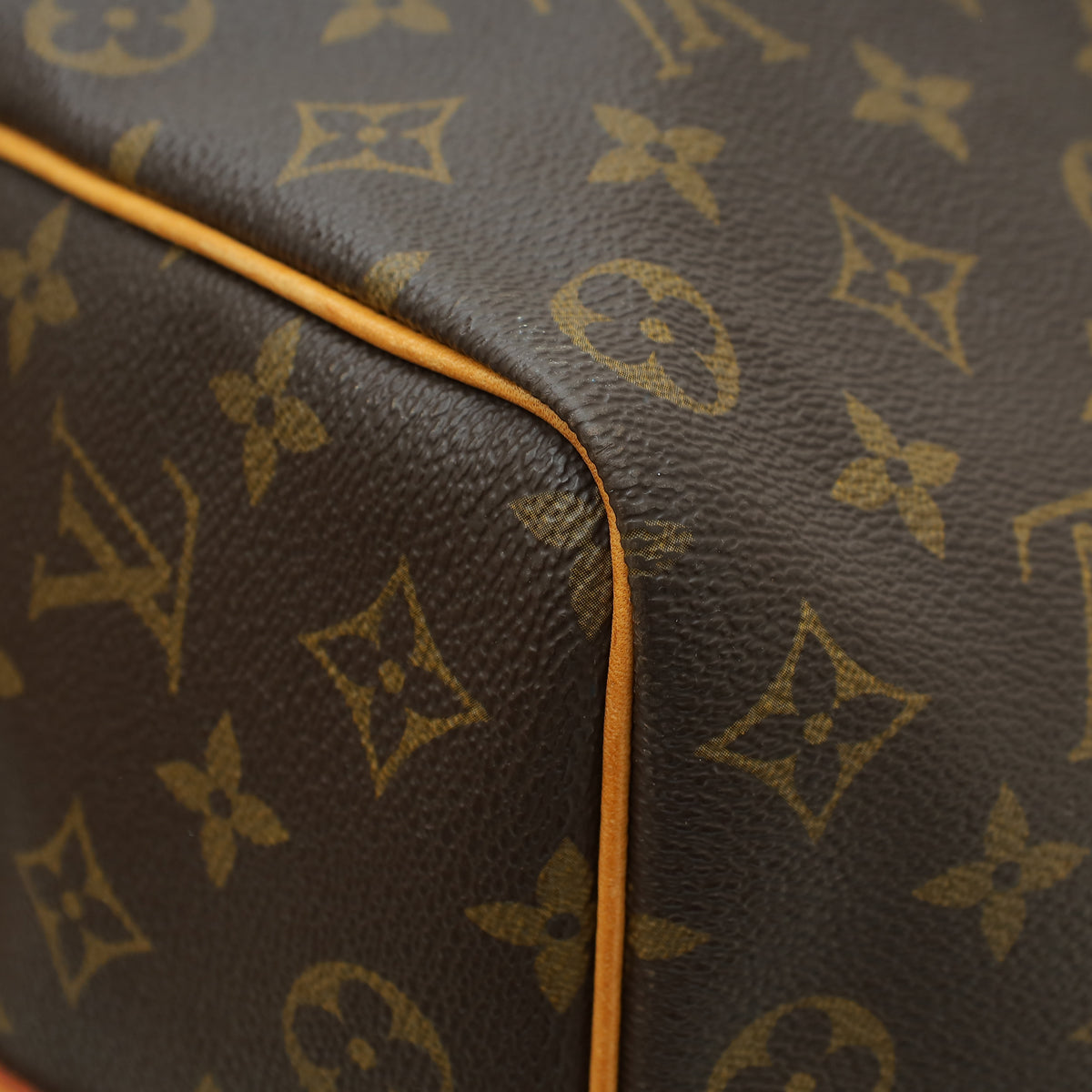 Louis Vuitton Brown Monogram Keepall Bandouliere 50 Bag