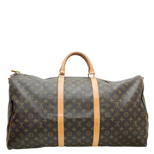 Louis Vuitton Monogram Keepall Bandouliere 60 Bag